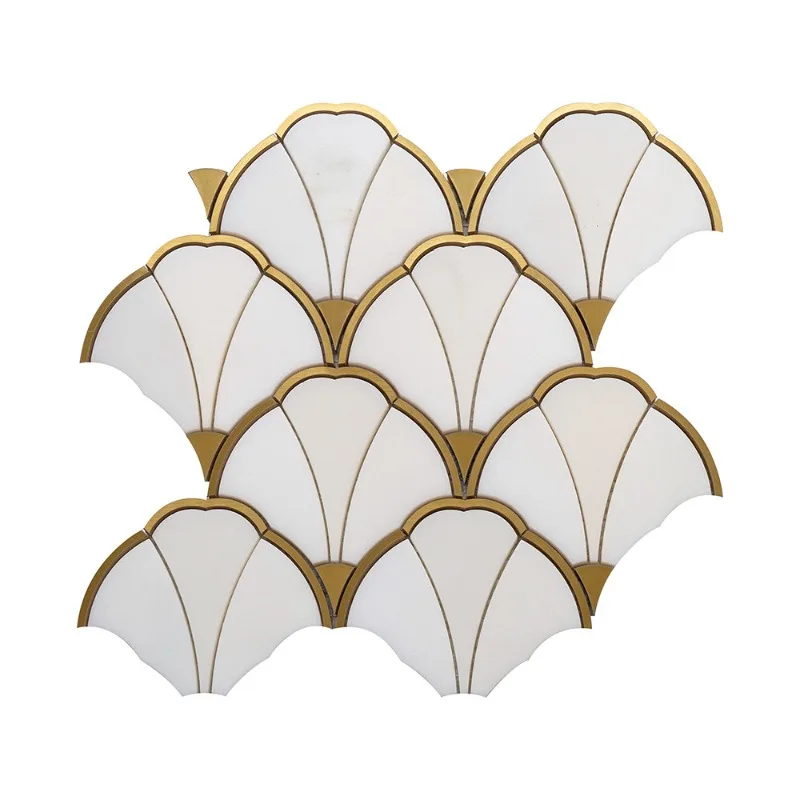 Home Improvement Ending - Ginkgo biloba light luxury metal French