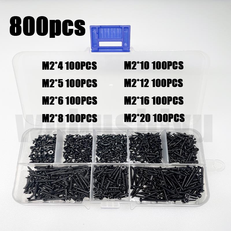 Home Improvement And Diy - M2 black Flat Head Cross Carbon