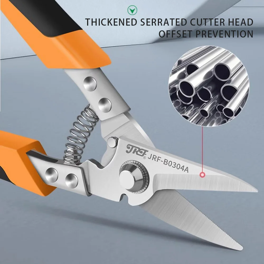 Home Improvement And Diy - Stainless Steel Scissors Professional Tin Snips