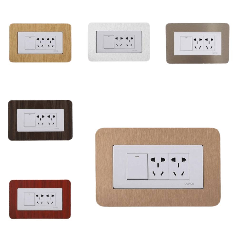 Electrical Outlet Cover - Resin Light Switch Sticker Anti-Dirty Dustproof