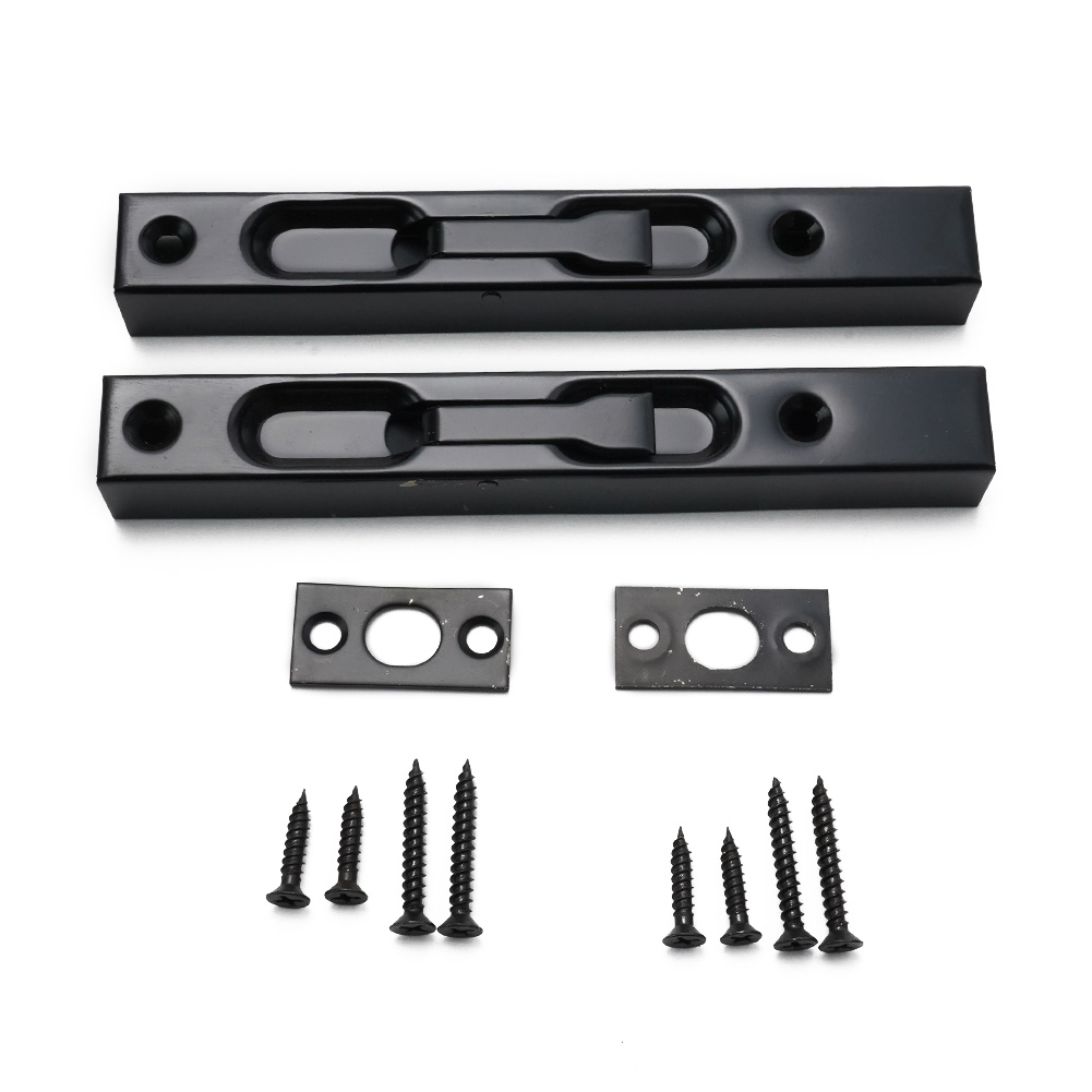 Home Improvement Fence - 1 Set Door Bolt Lock Stainless