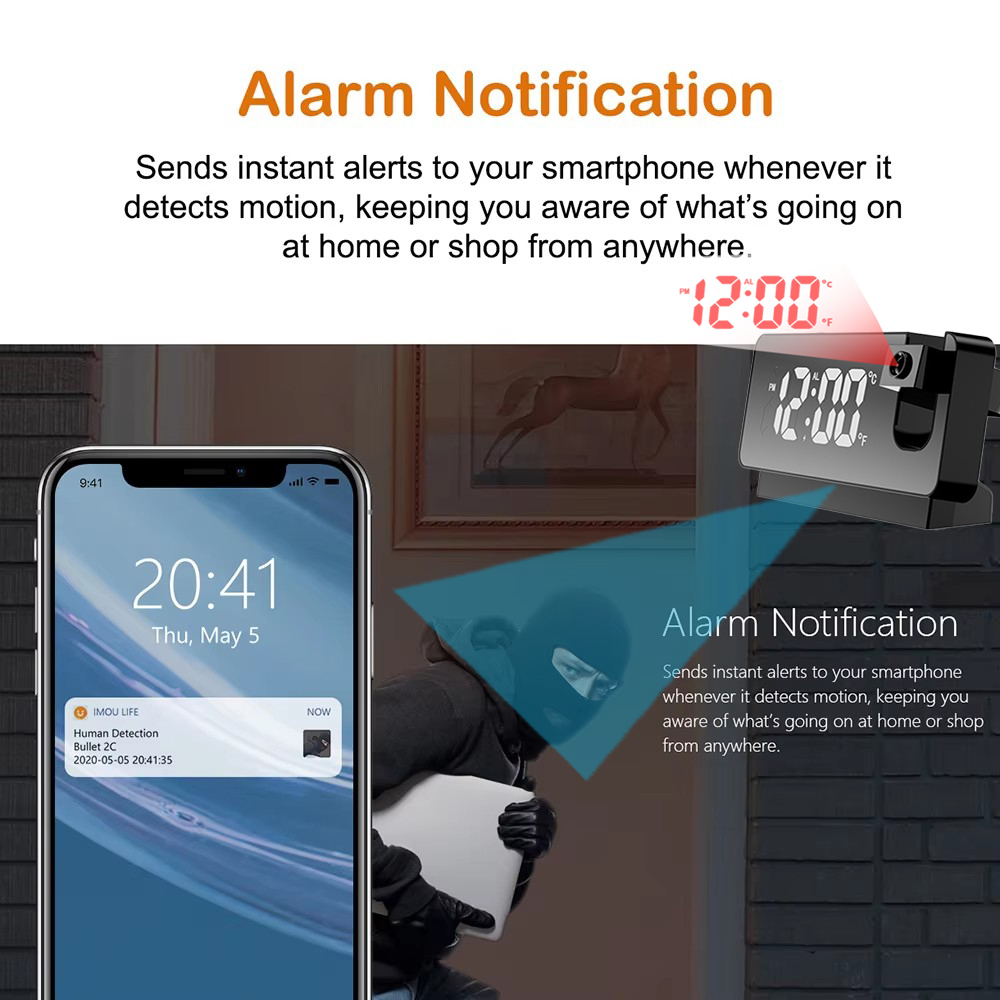 Improved 4K HD Clock Camera, S - огляд і ціна App Home Improvement
