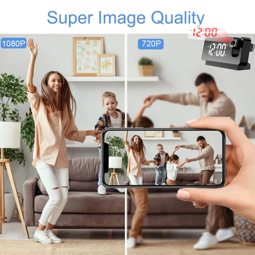 Improved 4K HD Clock Camera, S - огляд і ціна App Home Improvement