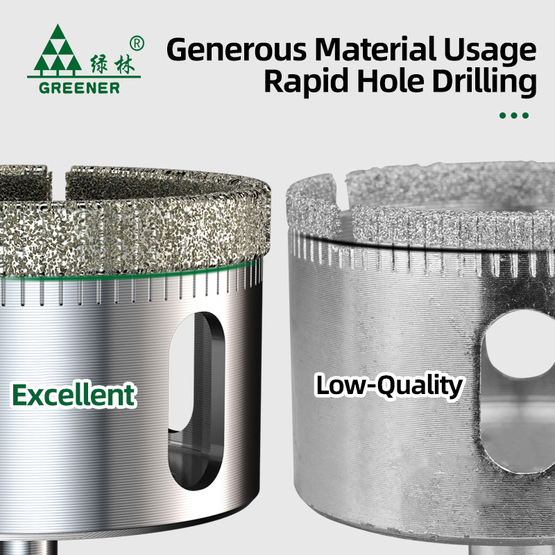 GREENERY 3-45mm Diamond Coated - огляд і ціна Drill Bit Set