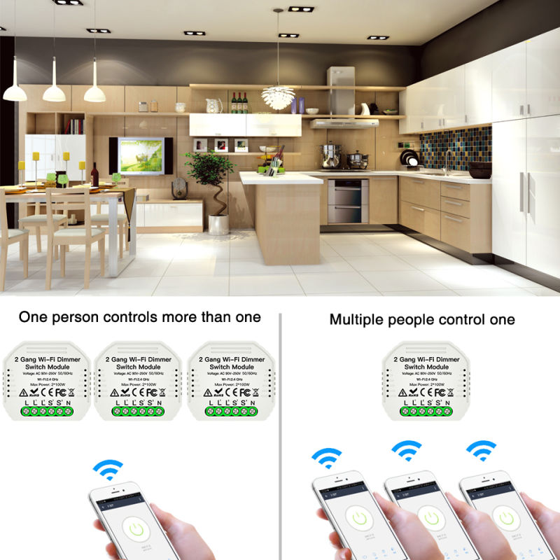 2Gang Wifi Dimmer Light Switch - огляд і ціна Home Improvement And Diy