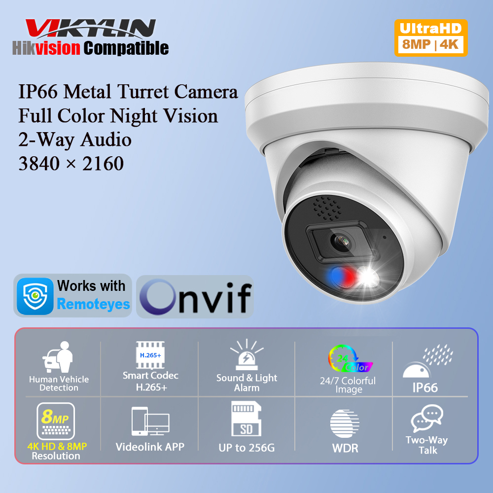 Vikylin 4K 8MP Alarm Full Colo - огляд і ціна Home Improvement Cars