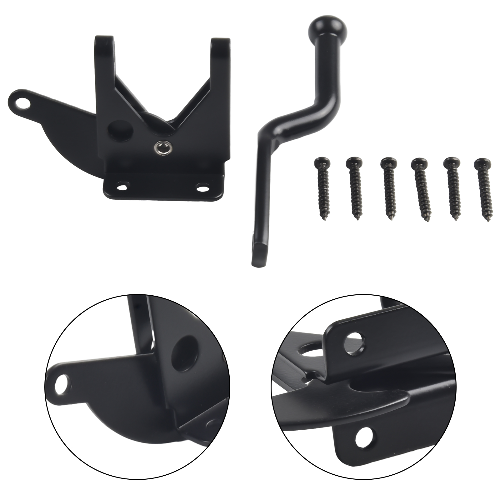 Bolt Door Latch Locking Carbon - огляд і ціна Home Improvement Fence