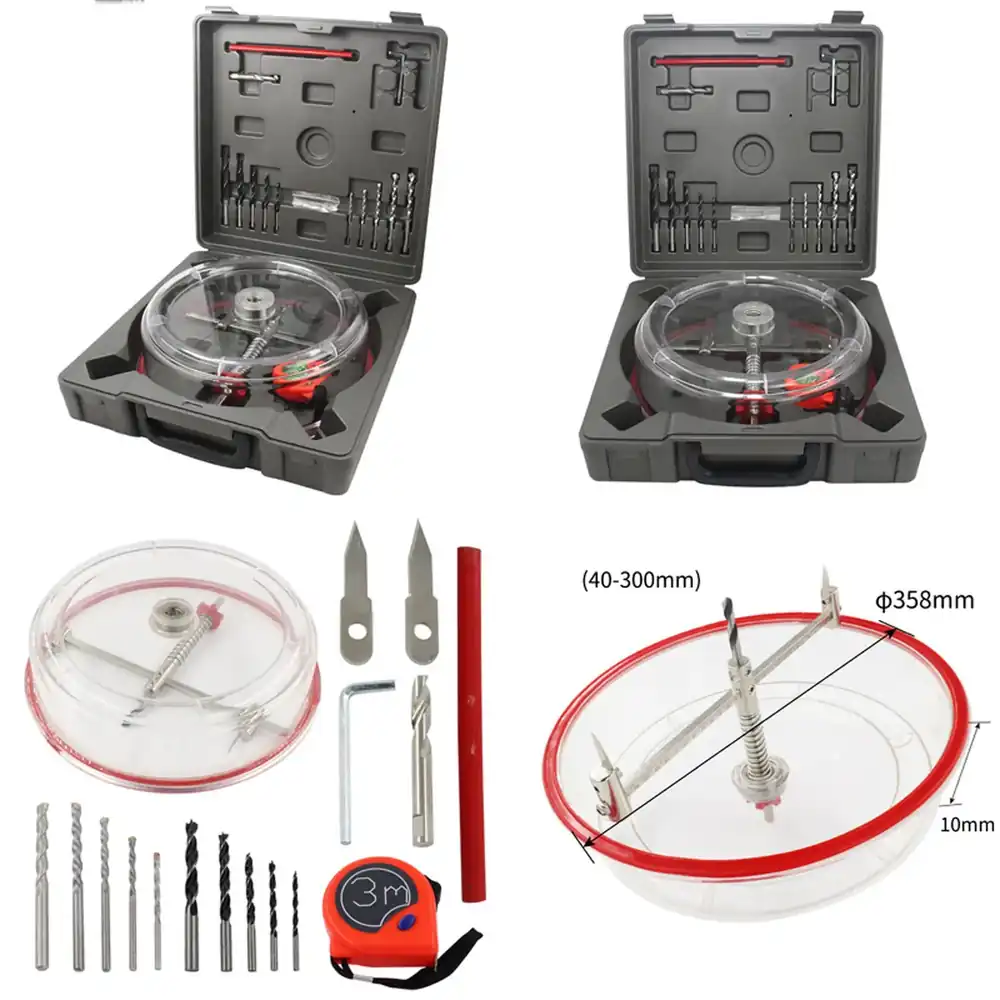 Adjustable Hole Saw Cutter Dri - огляд і ціна Drill Bit Set