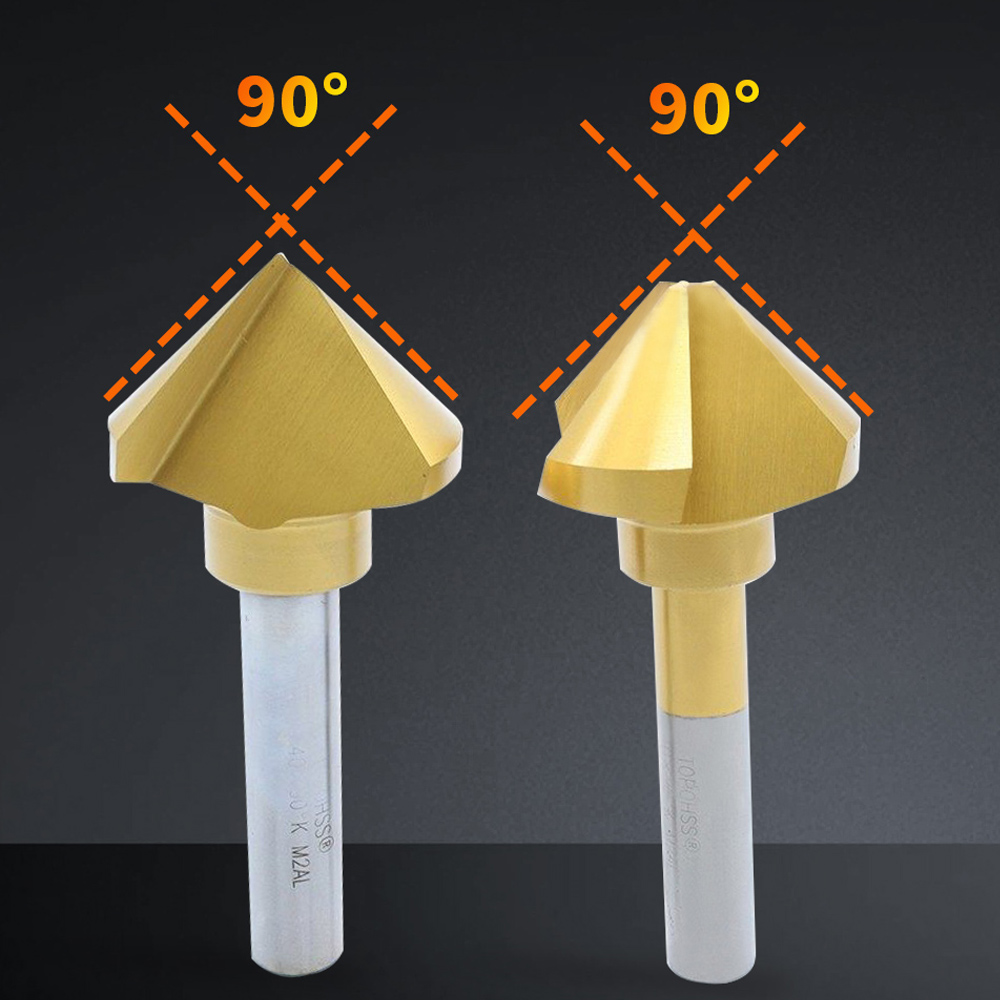 1 & 3-Flute 90° Countersink Dr - огляд і ціна Drill Bit Set