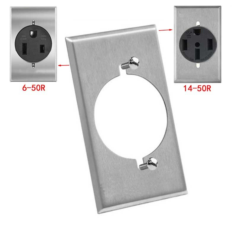 Brushed Stainless Steel Wall P - огляд і ціна Electrical Outlet Cover