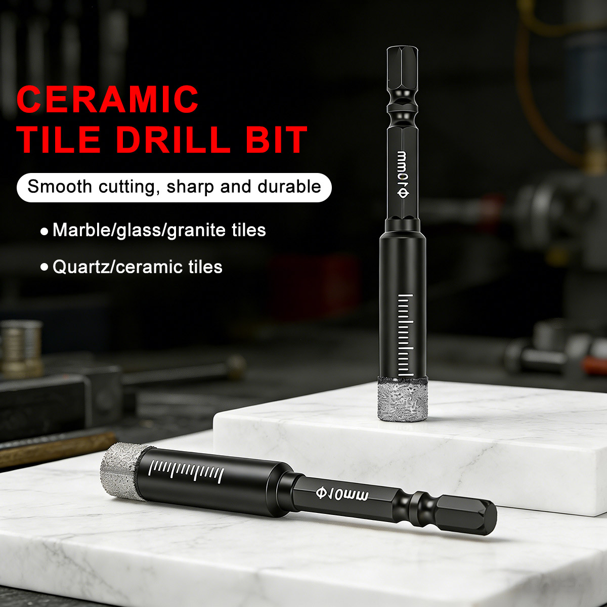  7PCS 6-12MM Vacuum Brazed Dr - огляд і ціна Drill Bit Set