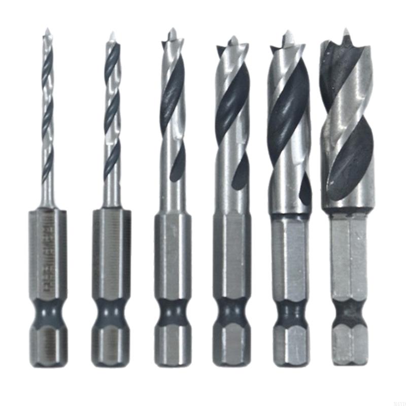Brad Point Drill Bit Set, 6-Pi - огляд і ціна Drill Bit Set