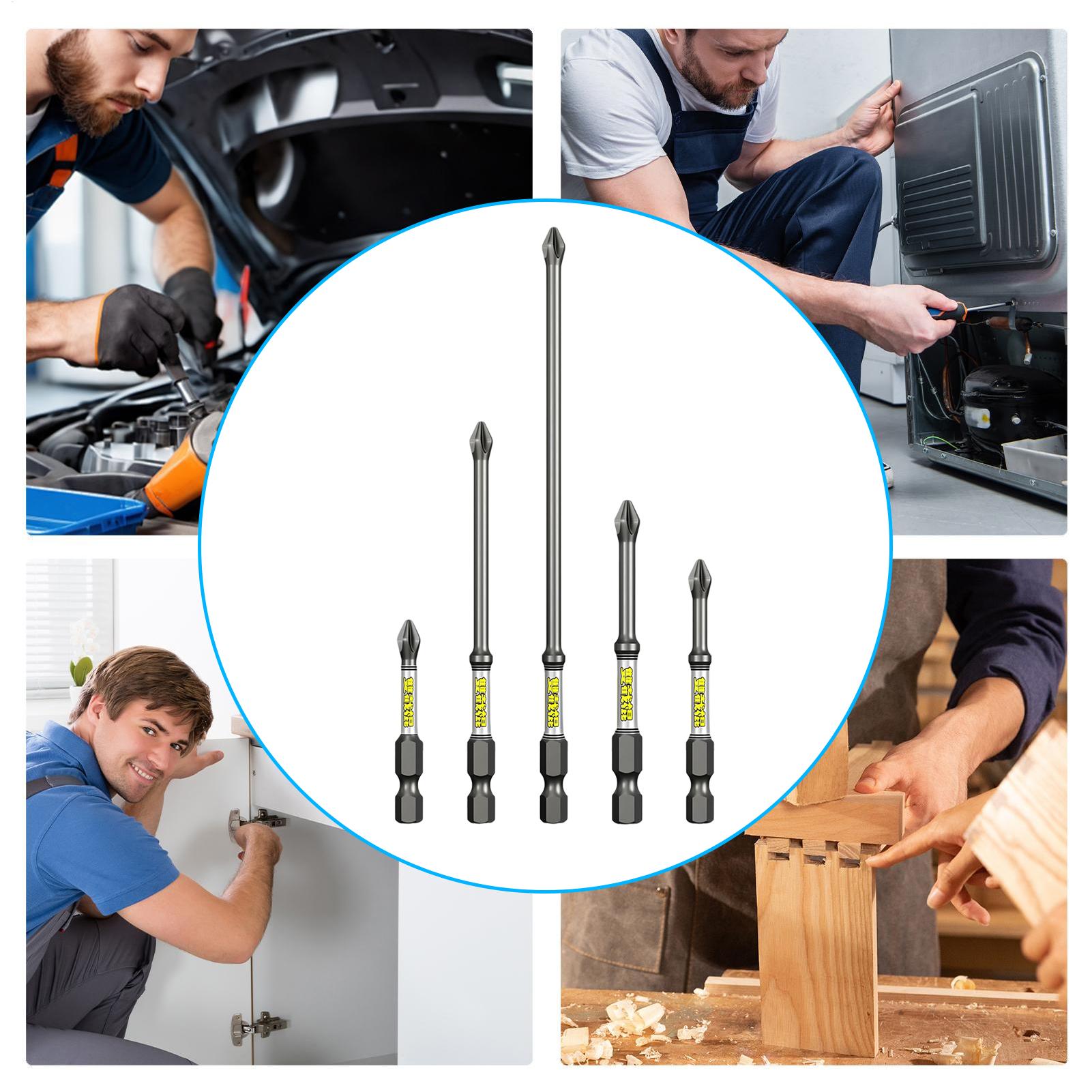 Screw Bit Set 5-Piece Precisio - огляд і ціна Drill Bit Set