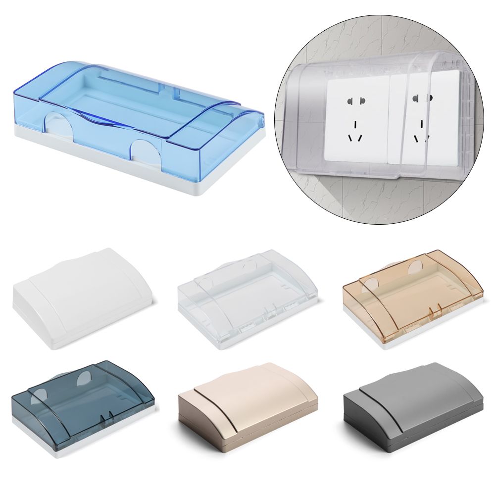 1PC 86 Type Double Socket Prot - огляд і ціна Electrical Outlet Cover