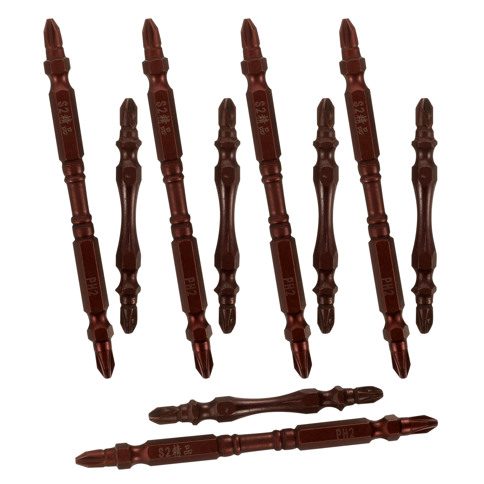 10Pcs Impact Drive Kits Carbon - огляд і ціна Drill Bit Set