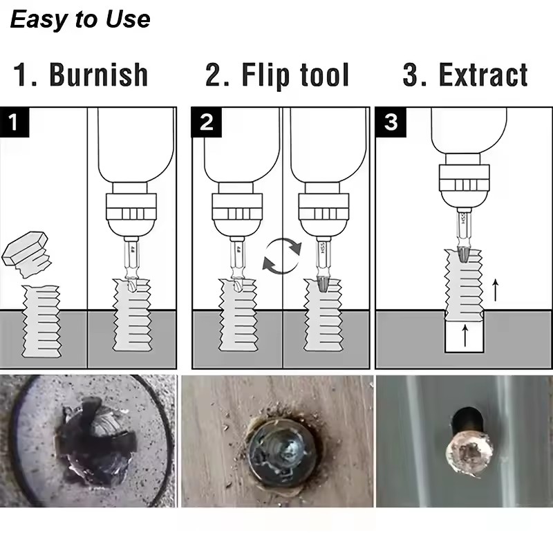 Damaged Broken Screw Extractor - огляд і ціна Drill Bit Set