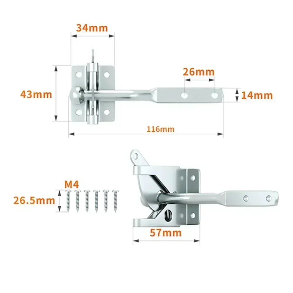Fence Latch Doors Lock Fence L - огляд і ціна Home Improvement Fence