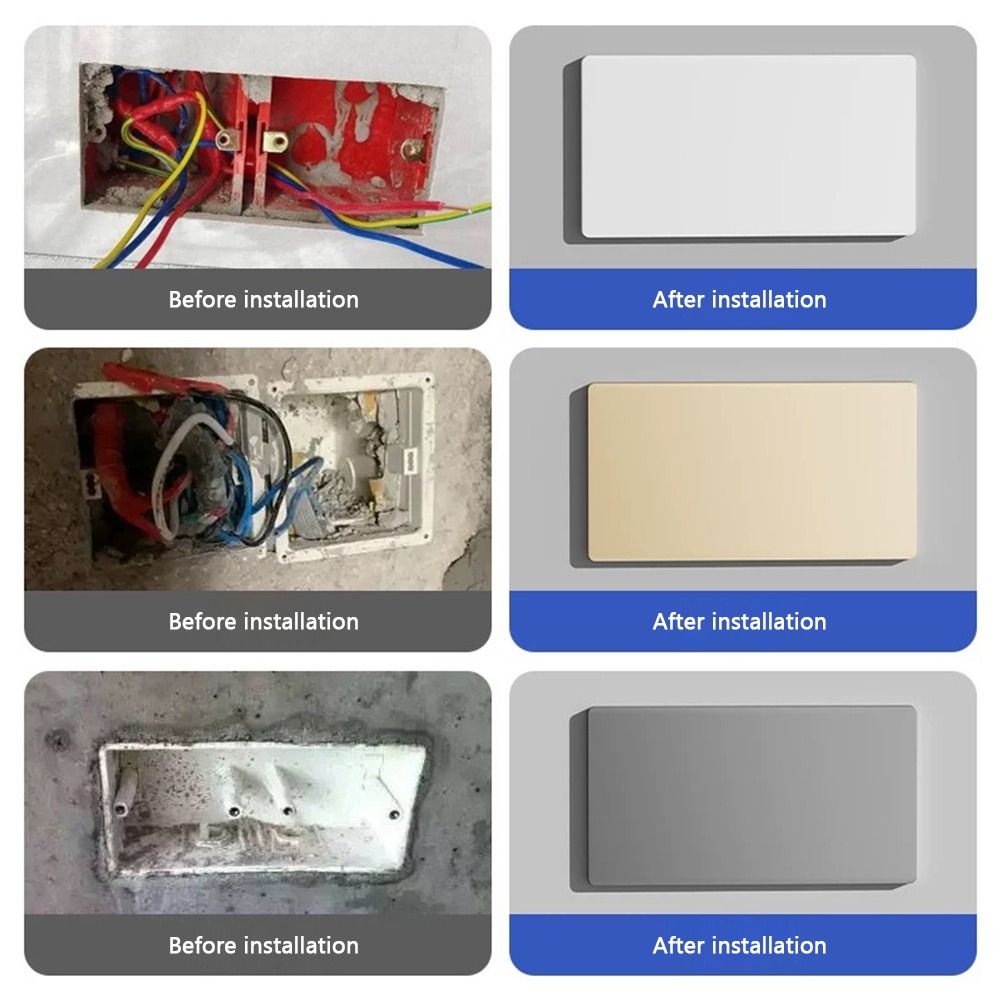 Home Decoration White 86 Type  - огляд і ціна Electrical Outlet Cover